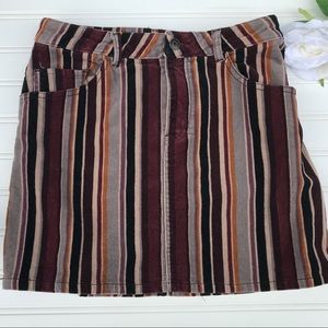 Corduroy high waisted mini skirt wild fable
